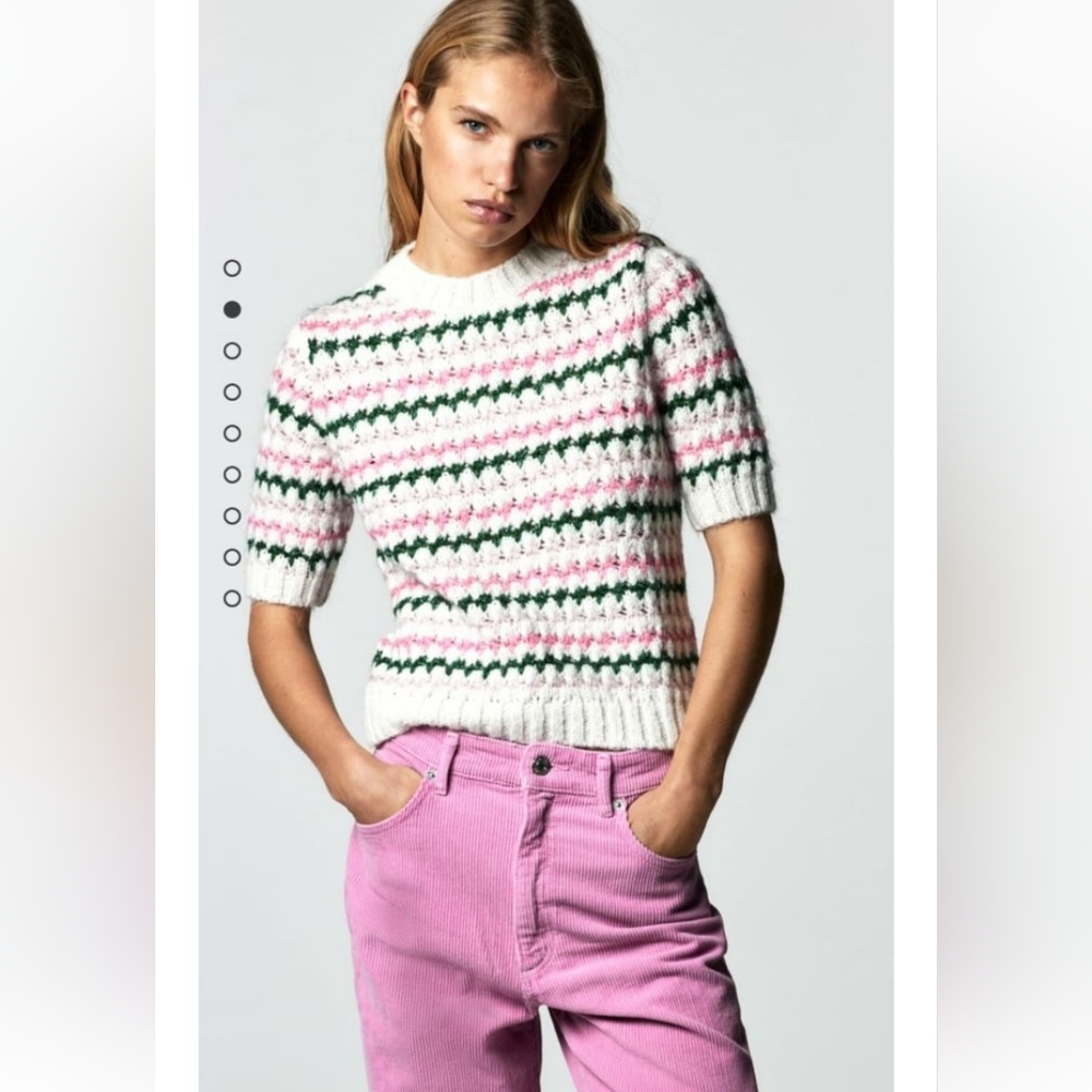 Zara Striped Knit Sweater